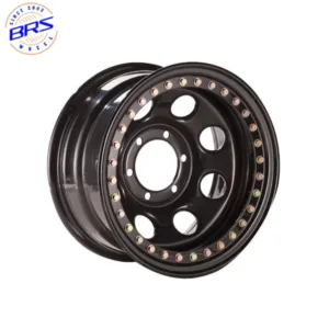 5 Vent 4*4 17Inch 8 Soft Chrome Powder Coated Beadlock Steel Wheels