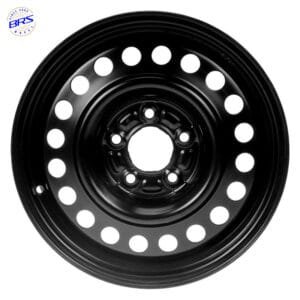 BRS WHEEL - Factory Price 16 Inch Car Wheels Rims 5x114.3 Black Car Steel Wheels for Passenger Car TOP