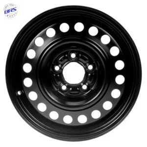 BRS WHEEL - Factory Price 16 Inch Car Wheels Rims 5x114.3 Black Car Steel Wheels for Passenger Car TOP