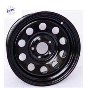 15 inch 5 lug 6 Hole Matt Black 4x4 off-road wheels
