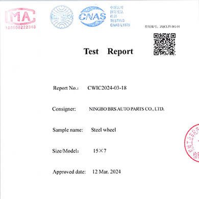 15×7-Biege-Ermüdungstest-Bericht