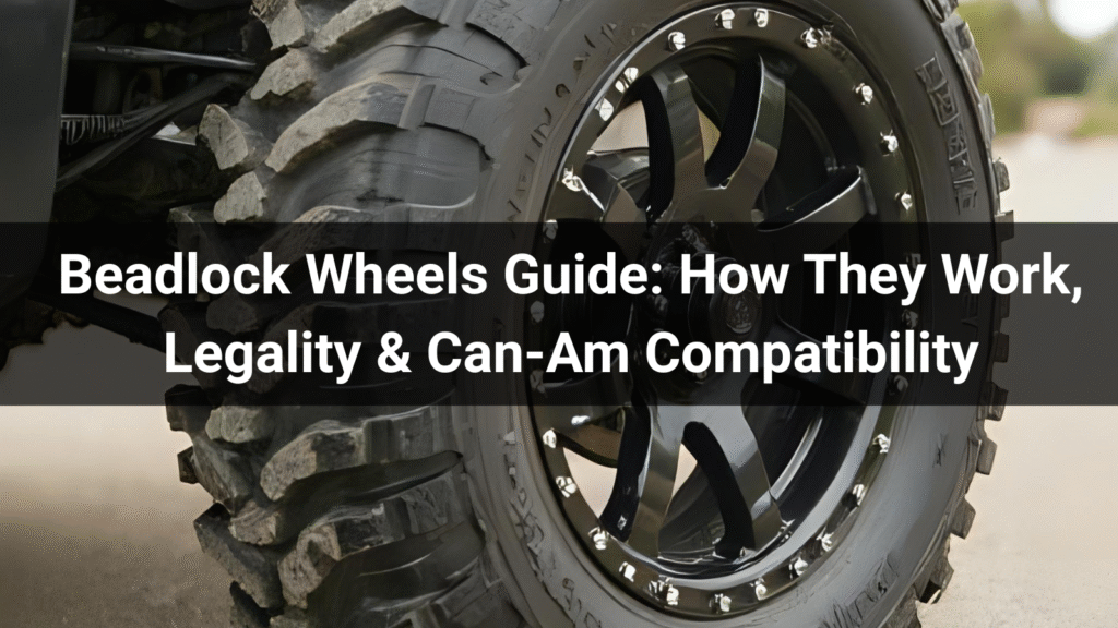 Beadlock wheel diagram showing mechanical locking mechanism