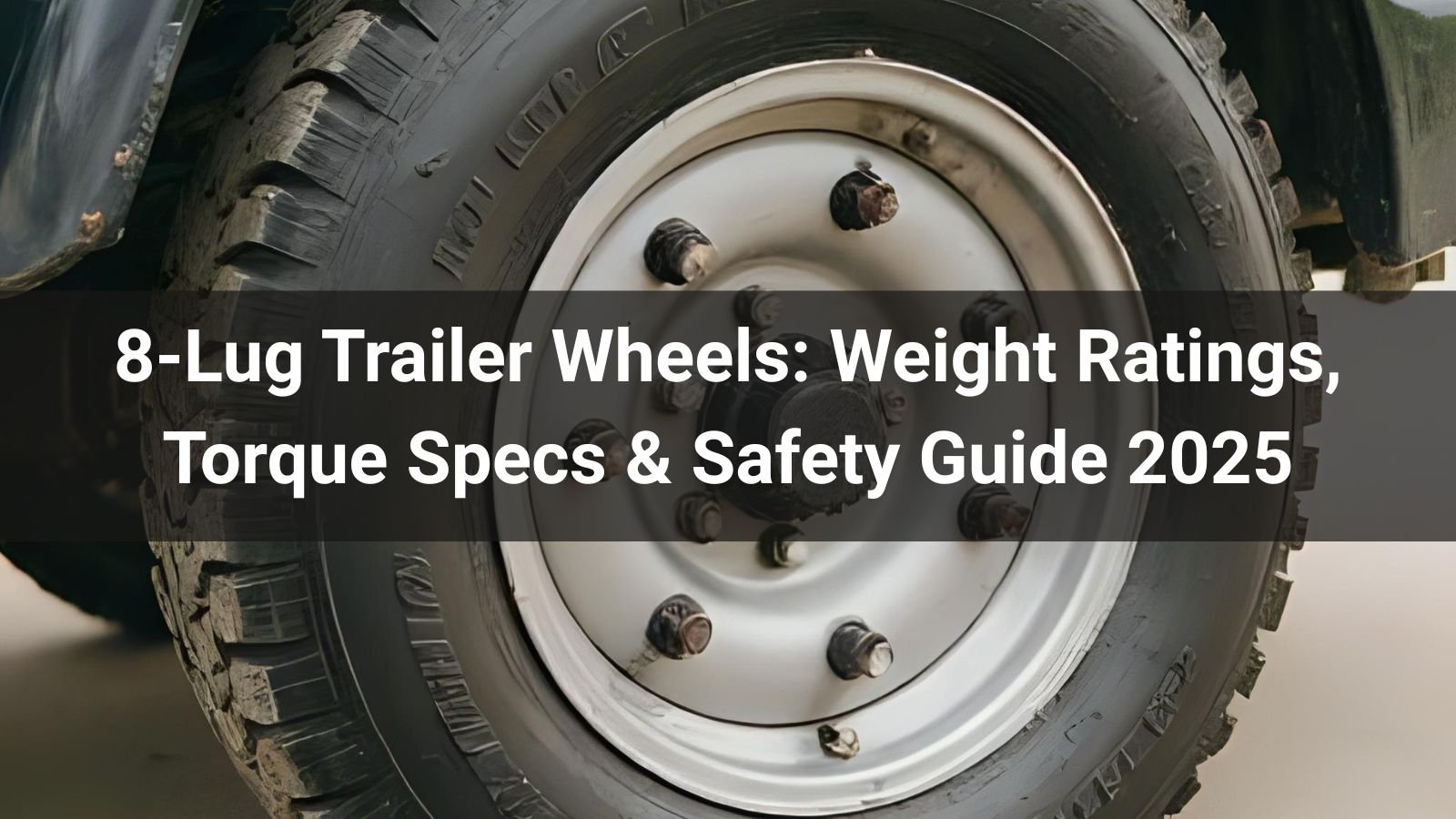 8-Loch-Anhänger-Räder: Gewichtswerte, Drehmomentangaben und Sicherheitsleitfaden 2025
