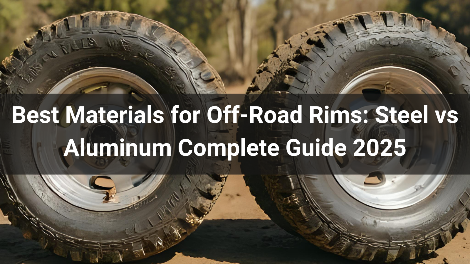 Best Materials for Off-Road Rims: Steel vs Aluminum Complete Guide 2025
