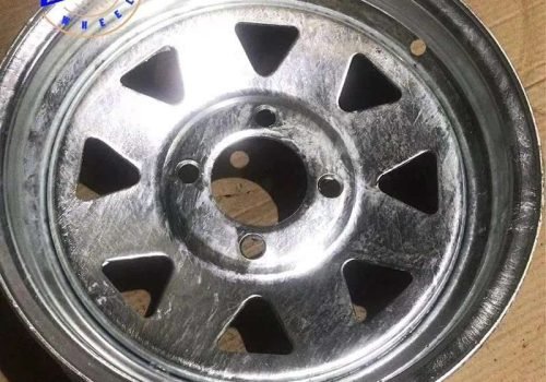 rueda de acero